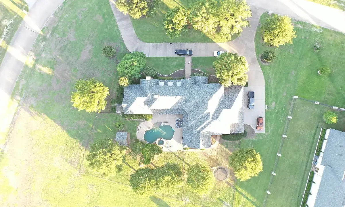 New shingle roof installation on a home in Bryan